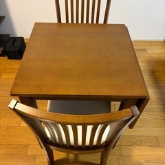 ダイニングテーブル  2way 折りたたみの画像