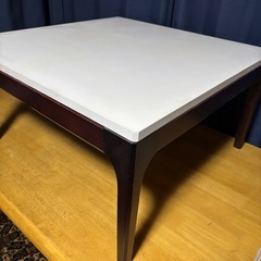 75センチ正方形ホワイトこたつ
の画像