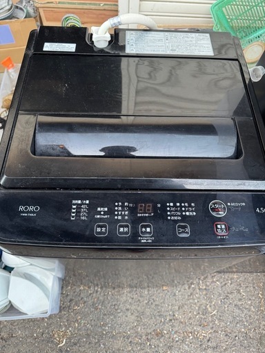 RORO 単身用4.5kg 洗濯機