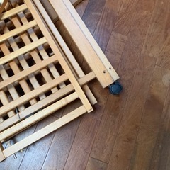 無料❗️ ベビーベッド　◆ねじがいくつかありませんの画像