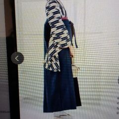 レトロモダン 矢羽根柄袴セットの画像