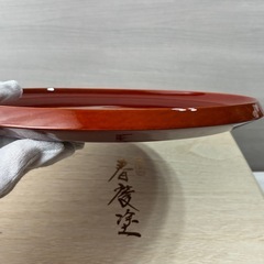 春慶塗　約23㎝　茶盆　菓子盆の画像
