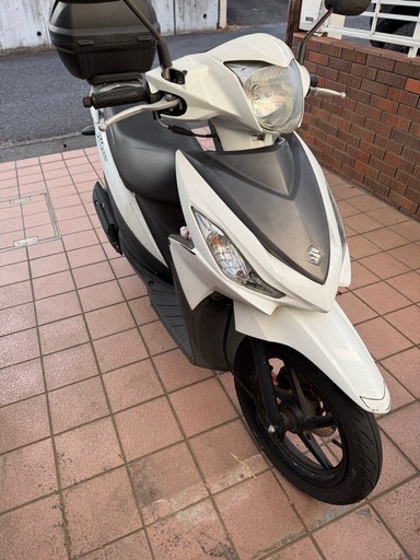 【スズキ アドレス110｜走行7545km｜トップケース付き】