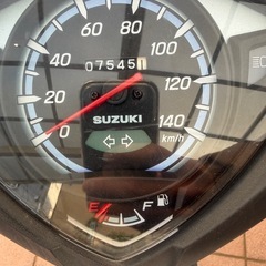 【スズキ アドレス110｜走行7545km｜トップケース付き】の画像
