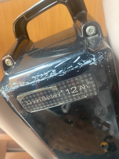 大容量　電動自転車12ah