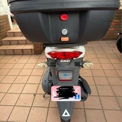 【スズキ アドレス110｜走行7545km｜トップケース付き】の画像