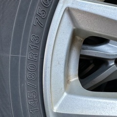 145/80R13ホイール付きスタッドレス4本 の画像