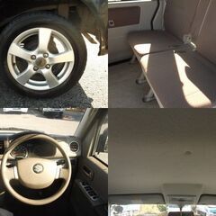 平成２０年式エブリイワゴン　４WD　JPターボ　黒　埼玉発　エアコン　AT　車検９年７月迄　修復歴無し　アルミ　冬タイヤ禁煙車？キーレスの画像