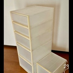 無印良品  収納ケース✨5段スタッキング➕1の画像