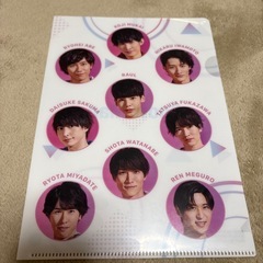 Snow Man A5クリアファイル 3枚セット　非売品の画像