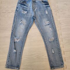 まとめ売り 130cm デニム 女の子 子供服 キッズ ユニクロの画像