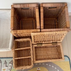 カゴ   5個セットの画像