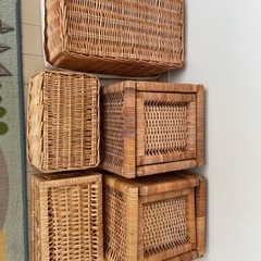 カゴ   5個セットの画像