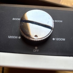 簡単ファンヒーター　電気　1200w800wの画像