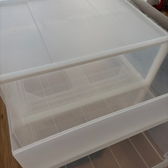 無印良品 ポリプロピレン収納ケース ワイド 中 幅55×奥行44.5×高さ24cm 2個セット 84835452の画像