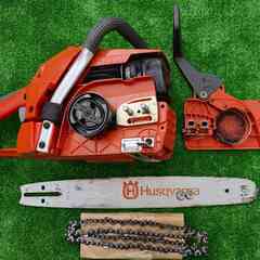 ハスクバーナ Husqvarna 36 エンジンチェーンソー ジャンクの画像