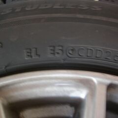 スタッドレスタイヤ＆ホイール　2代目パッソで使用、ブリジストンの画像