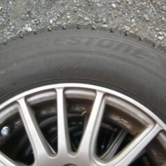 スタッドレスタイヤ＆ホイール　2代目パッソで使用、ブリジストンの画像