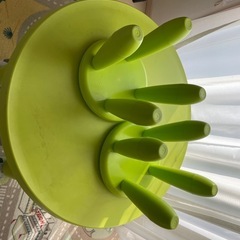 イケヤ　テーブル、イスセットの画像