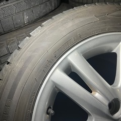 205/55r16スタッドレスタイヤダンロップwinter25週23年製とトヨタ純正ホイール4本の画像