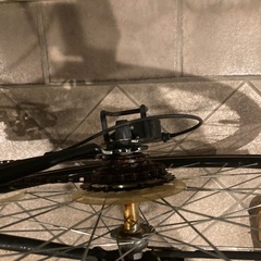 【早期取引】クロスバイク　黒　6段変速の画像