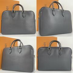 LOUIS VUITTON ルイヴィトン  エピ ダンディ ブリーフケース ビジネスバッグ 2way ハンドバッグ ショルダーバッグ 斜め掛け 肩掛け M51377 レザー 本革 ノワール ブラック 黒 A4収納可能 メンズの画像