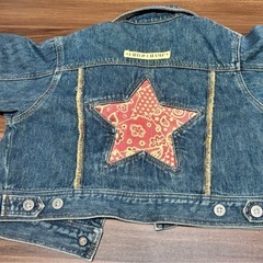 子供服　ヴィンテージ風　ジージャン　90㎝の画像