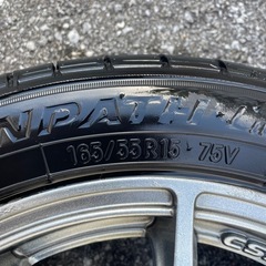 軽自動車用15インチアルミホイール4本セットの画像