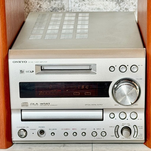 ONKYO FR-7GX　CD MD ミニコンポ　【難あり】　即日発送！ ONKYO「FR-7GX」CD・MD搭載ミニコンポ 配送