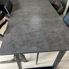 【美品】綾野製作所　ダイニングテーブル　セラミック製の画像