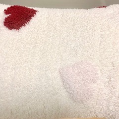 ジェラートピケ ブランケット 膝掛け ハートの画像