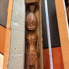 木彫り人形　アフリカの画像