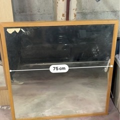 【姿見＋正方形ミラー 2点セット】の画像