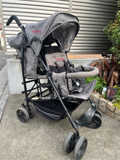 キンダーワゴン DUO シティ HOP2  二人乗り ベビーカ