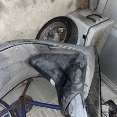 【ジャンク】ホンダ Dio 不動車／ハンドル不具合／部品取り用／鍵ありの画像