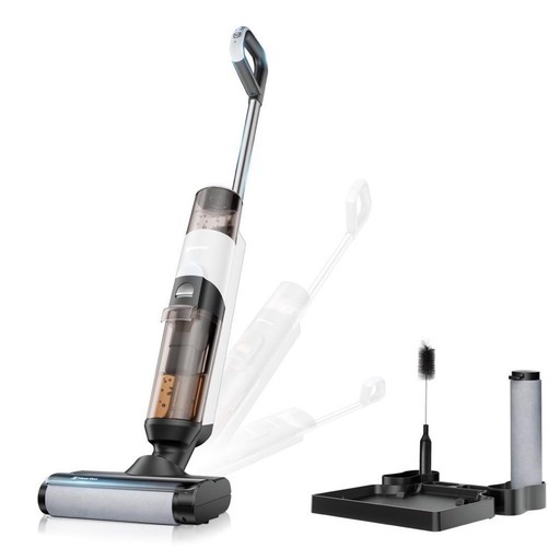 お話し中【✨新品✨】水拭き掃除機　スティッククリーナー　コードレス 強力吸引　自走式設計