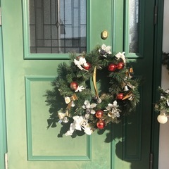 クリスマスリース特大サイズの画像