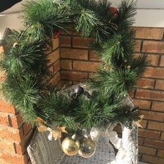 クリスマスリース特大サイズの画像