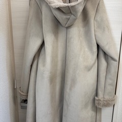 earth music　ロングボアコート　M～L　レディースボアコートの画像