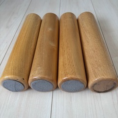 ★譲ります★【無印良品】木製脚 (脚付マットレス、ベッドフレーム用)の画像