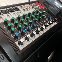 【AKGマイク、ロングシールド付き！】YAMAHA600BT/PAスピーカーの画像