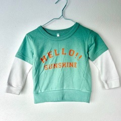 HELLO!! SUNSHINE トレーナー 80サイズの画像