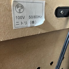 ニトリ　食器棚　レンジボードの画像