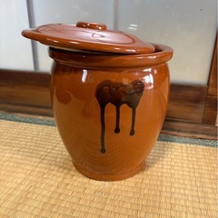丸壺  漬物容器 高さ21cm
 の画像