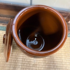 丸壺  漬物容器 高さ21cm
 の画像
