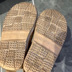 プティマイン　リボンムートンブーツ　16cmの画像