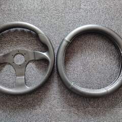 ハンドルカバー　ステアリングカバーの画像