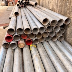 直管パイプ99本、直角クランプ 95個セット価格の画像