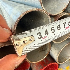 直管パイプ99本、直角クランプ 95個セット価格の画像