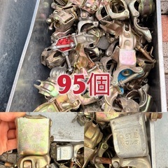 直管パイプ99本、直角クランプ 95個セット価格の画像